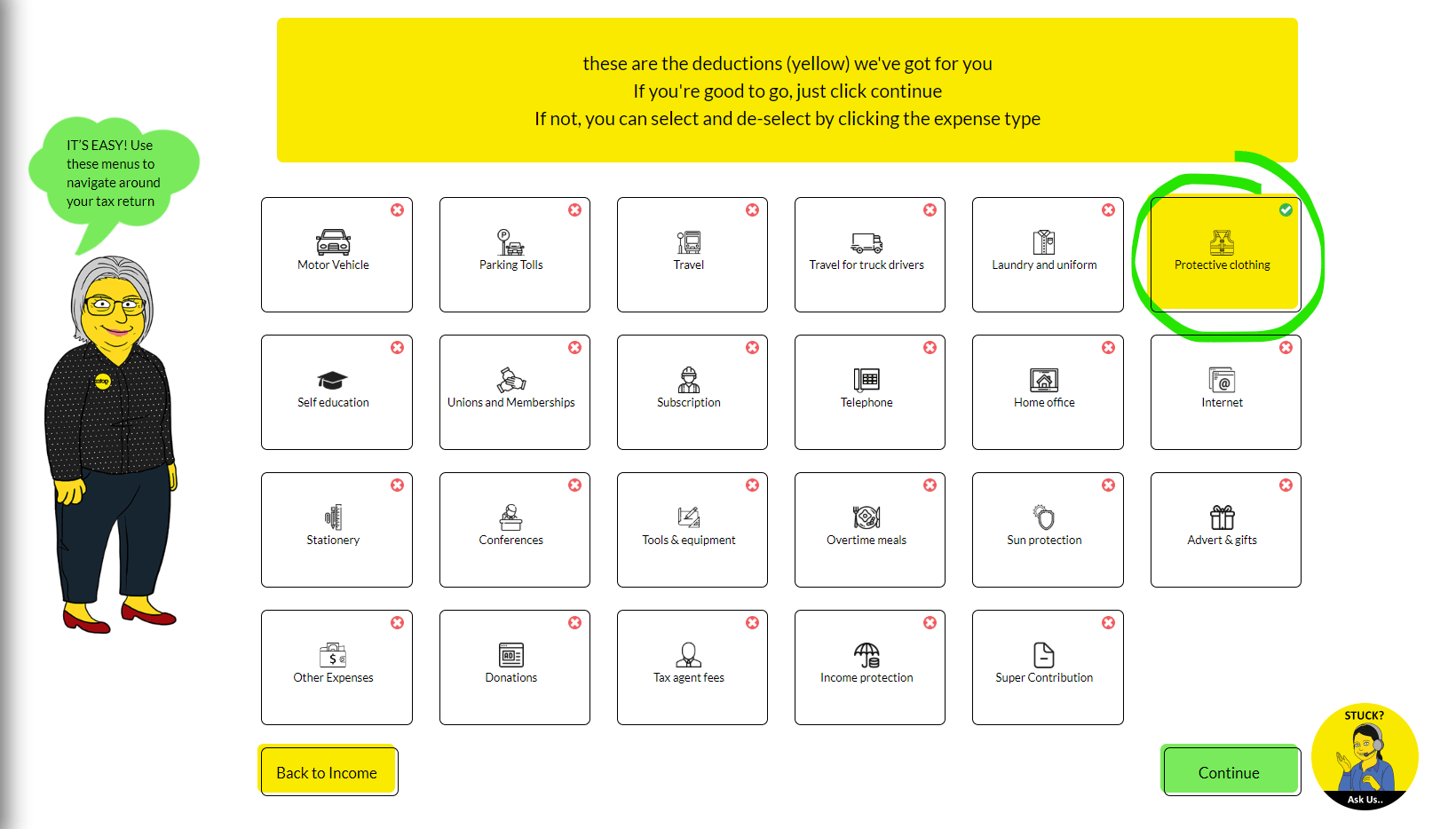 Boots and my Tax Return?